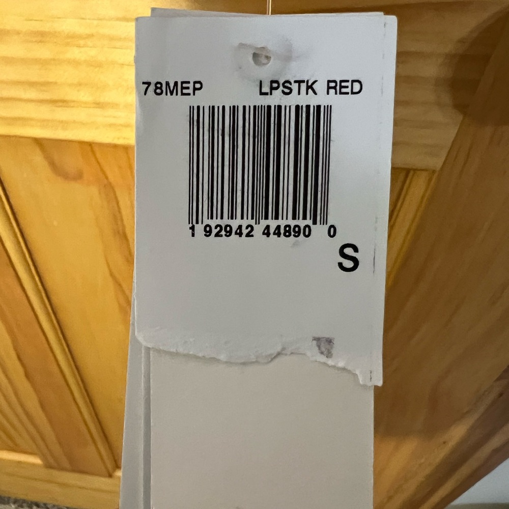 French Connection Solid Red Ribbed Puff Sleeved S… - image 5